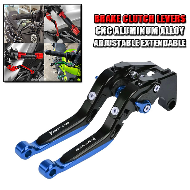 Cnc Aluminum Adjustable Brake Clutch Levers - YAMAHA MT-09 MT09 MT mt 09