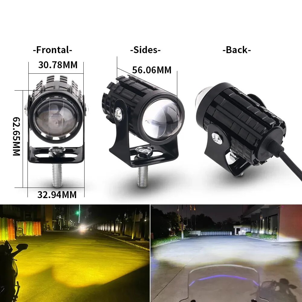 Evrensel Motosiklet LED Far Pr - Universal Motorcycle Led Headlight Projector incelemesi ve fiyatı