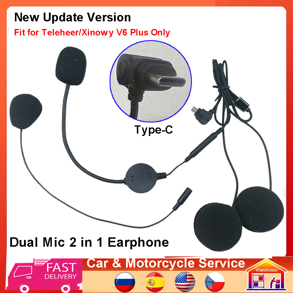 Tip-C Kulaklık Hoparlörü 2'si  - Full Face Motorcycle Helmet With Bluetooth incelemesi ve fiyatı