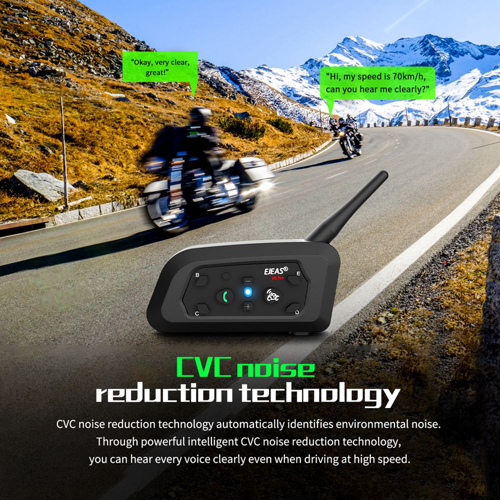 EJEAS V6 PRO motosiklet kask k - Full Face Motorcycle Helmet With Bluetooth incelemesi ve fiyatı